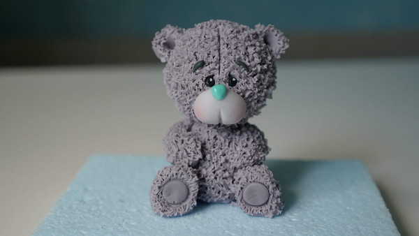 Мишка Тедди из мастики. TEDDY bear. Торт с мишками