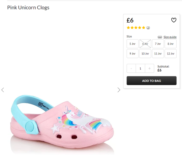 asda clogs