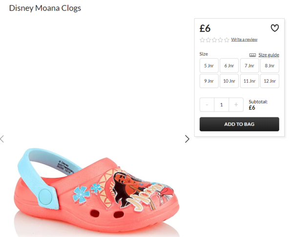 asda clogs