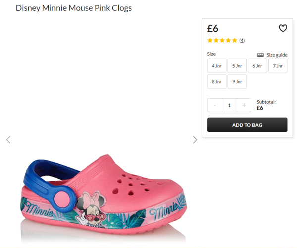 asda clogs