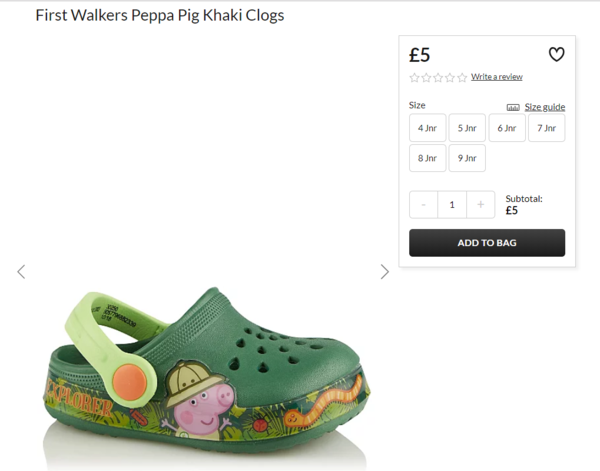 asda clogs