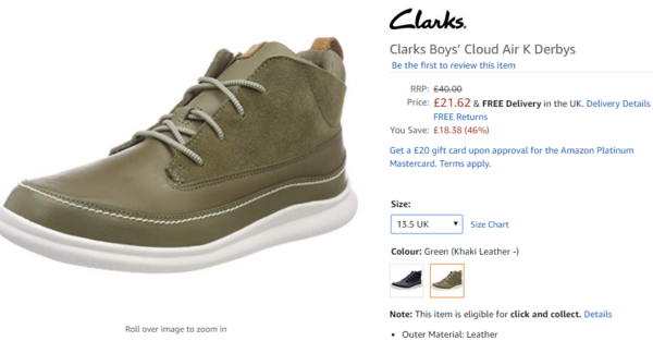 clarks shoes gift card