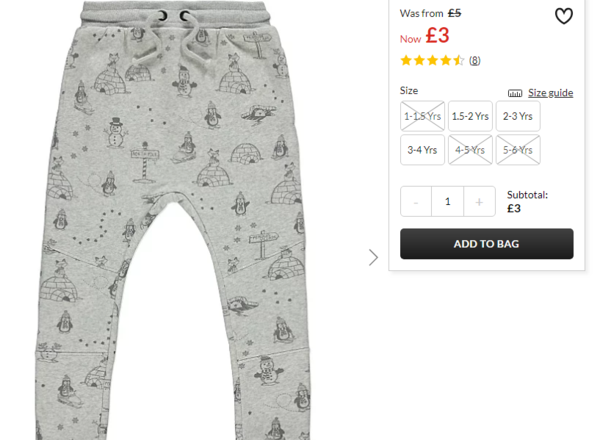 asda grey joggers